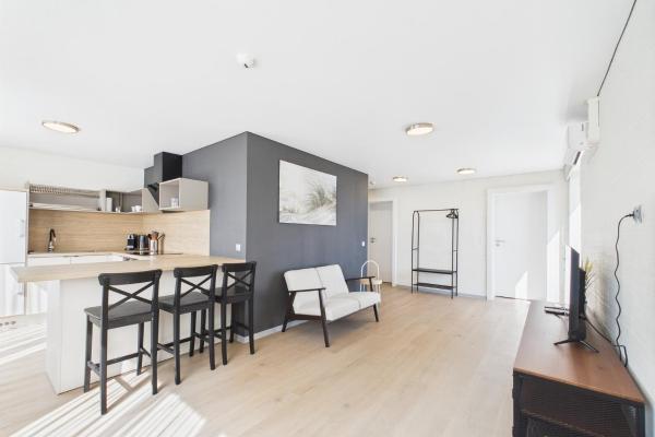 Na foto é possível ver o objeto Modern Apartment in Aizkraukle localizado na cidade de Aizkraukle.