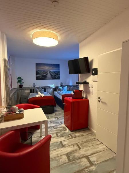 Na zdjęciu widoczny jest obiekt Pension K.Krause położony w mieście Cramme.
