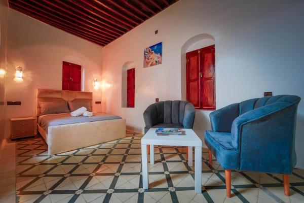 På bildet vises objektet Riad Daarama som ligger i byen Chefchaouen.