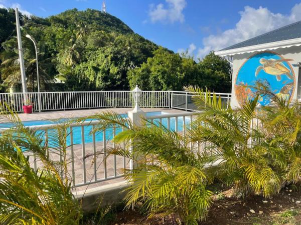 Na fotografii je vidět objekt Résidence Fleur de Café - Villa 1 - Marie Galante nacházející se ve městě Bas Vent.