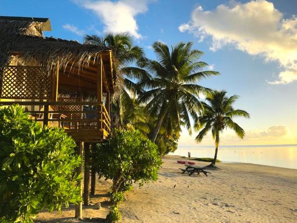 La photo montre l'objet Paradise Cove Lodge situé dans la ville de Arutanga.