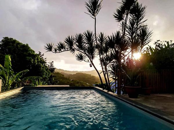A la foto es mostra l'objecte Bas de villa l'Anolis avec piscine privée situat a la ciutat de Abondance.