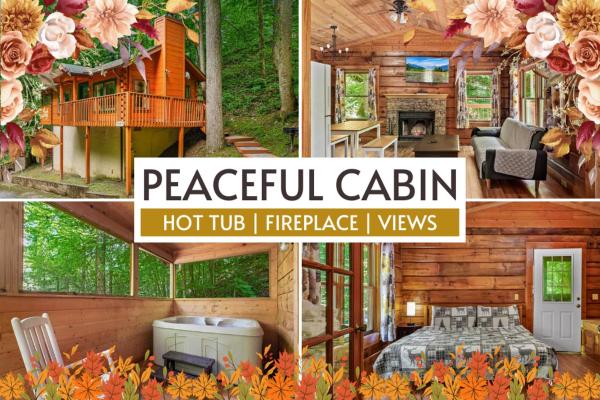 A la foto es mostra l'objecte Honeysuckle Cove, Peaceful End Cabin, Hot Tub, Fireplace situat a la ciutat de Sevierville.