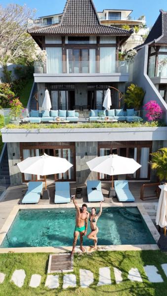 Salo Villas Panoramic View Sauna And Cold Jacuzzi - Uluwatu