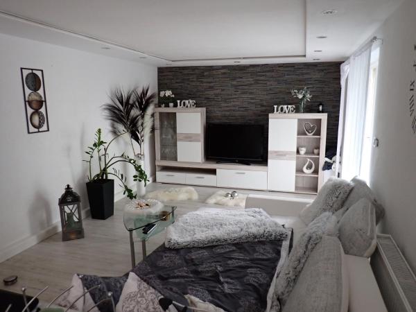 På billedet ses objektet Ferienwohnung Nayla im Frankenwald beliggende i byen Selbitz.