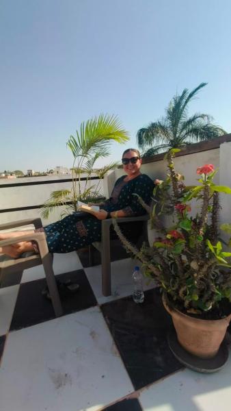 På bildet vises objektet jiggy's home stay som ligger i byen Udaipur.