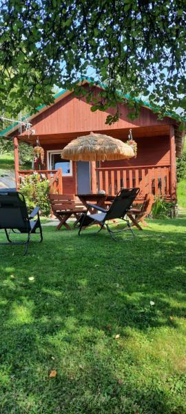 Auf dem Foto ist das Objekt Pasiekówka domek nr 1 in der Stadt Sawkowczyk zu sehen.