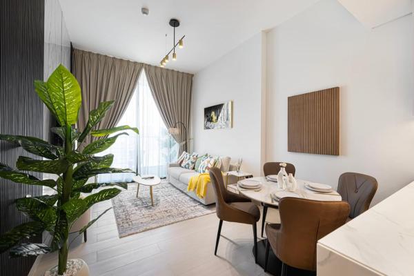 A la foto es mostra l'objecte Luxury Stay in JVC situat a la ciutat de Dubai.