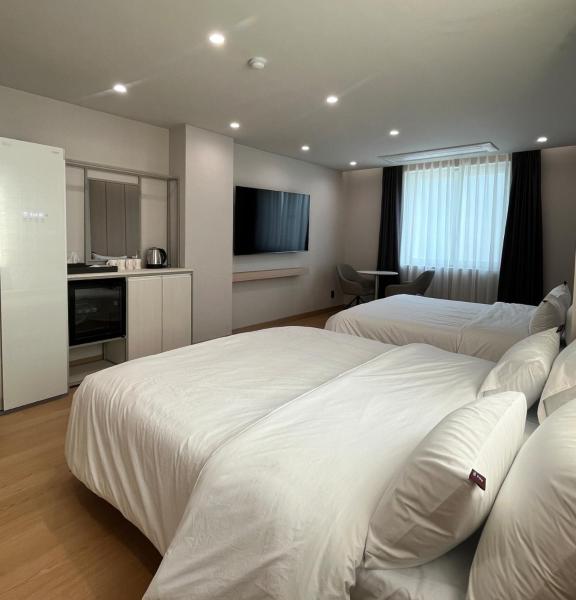 På billedet ses objektet 모래뜰스테이 beliggende i byen Wando.