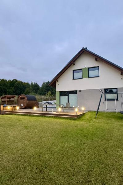 照片显示了位于Grabówko市的Dom całoroczny w Grabówku物件。