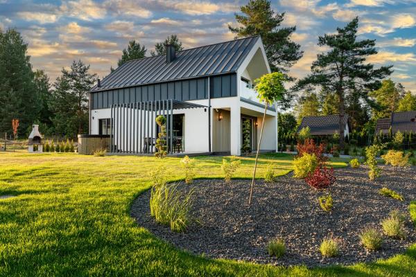 Na fotografii je vidět objekt Prestige House Masuria nacházející se ve městě Janowo.