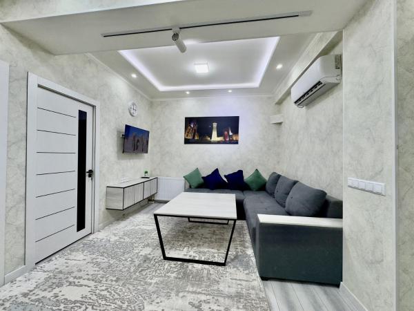 Auf dem Foto ist das Objekt Minar Luxrury 2BR Apartment - near Old City in der Stadt Buxoro zu sehen.