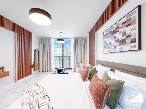 Στη φωτογραφία φαίνεται το αντικείμενο Cozy Studio in RAK l Marina Views , Pool & Gym που βρίσκεται στην πόλη Ρας Αλ Καϊμά.