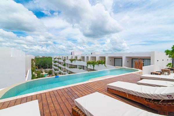 Na zdjęciu widoczny jest obiekt Guest INN Home - Elements Suites położony w mieście Tulum.