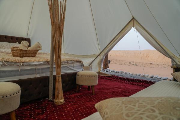 照片显示了位于Bidiyah市的The One - Sunrise private Tent camp物件。