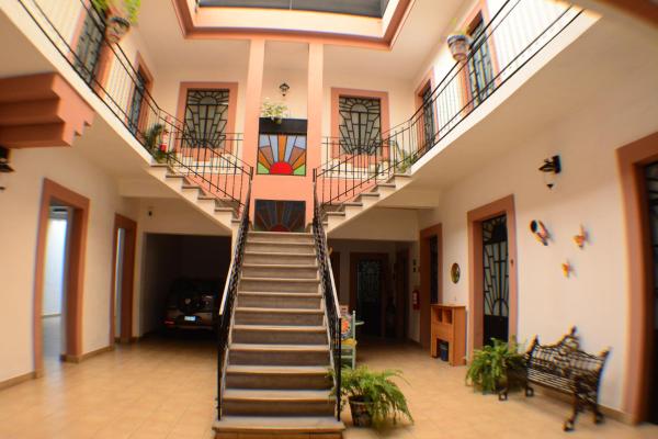 A la foto es mostra l'objecte Hotel del Capitán de Puebla - Vitrales situat a la ciutat de Puebla.