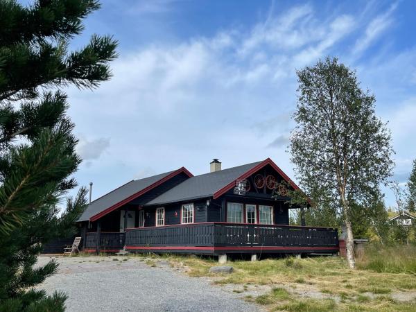 Na fotografii je vidět objekt Trollbu by Norgesbooking - cabin at Golsfjellet nacházející se ve městě Hovda.