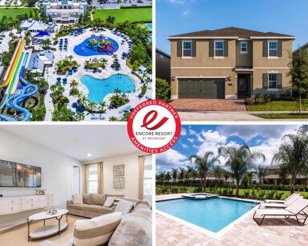 Welcoming Home With Private Pool Near Disney With Waterpark & Resort Access At Encore Resort - 761La, Kissimmee