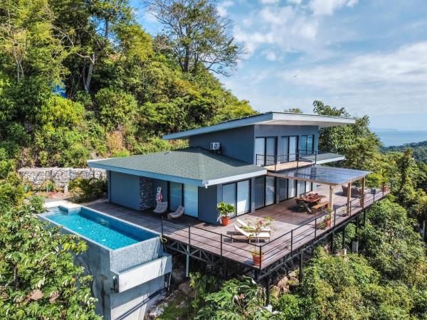 Villa With Stunning Isla Tortuga Ocean View, Near Curu Park & Ferry In Blue Zone - Paquera