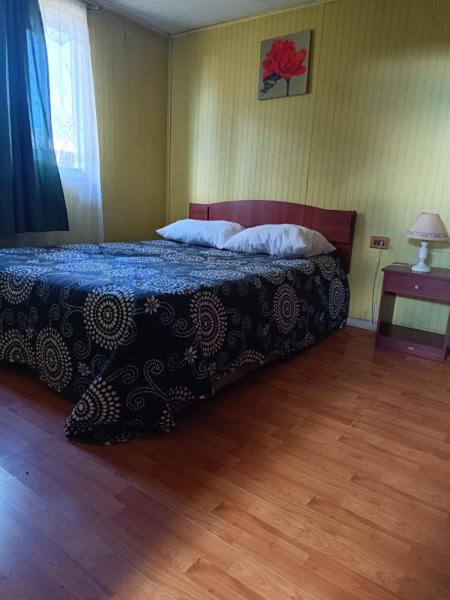 Na fotografii je vidět objekt Cabaña plaza de Curacautín nacházející se ve městě Rarirruca.