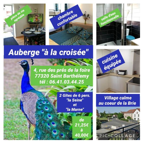 Nella foto è visibile l'oggetto AUBERGE à la croisée Gîte 