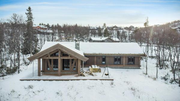 På billedet ses objektet Modern Log Cabin For Whole Family At Geilo beliggende i byen Geilo.