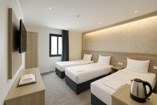 A la foto es mostra l'objecte Nukhbat Al Jiwar Hotel Makkah by Moro situat a la ciutat de La Meca.
