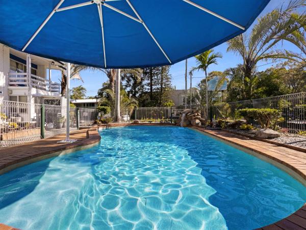 A la foto es mostra l'objecte The Bay Beach Shack, Hervey Bay situat a la ciutat de Hervey Bay.