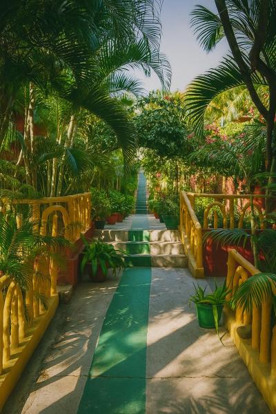 På billedet ses objektet OSLO Green By Around stays beliggende i byen Rishikesh.