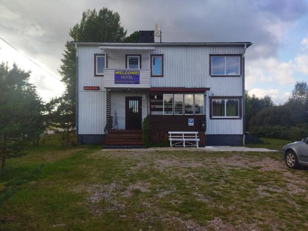 Na fotografii je vidět objekt Sangis Motel Haparandavägen 11 nacházející se ve městě Sangis.