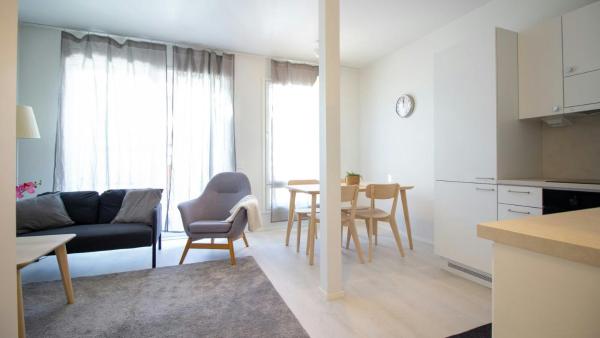 På billedet ses objektet Convenient Apartment for 4 with Sauna beliggende i byen Espoo.