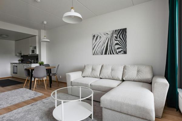 På billedet ses objektet Spacious Apartment for 4 with Sauna beliggende i byen Espoo.