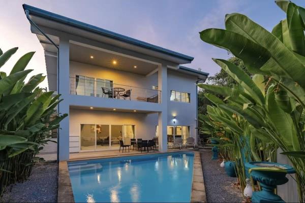 The photo shows the V161 Quiet 4BR with Pool Table, 3 Min to Rawai Beach located in the city of Rawai Beach.