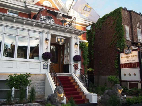 A la foto es mostra l'objecte Auberge aux Deux Lions situat a la ciutat de Ciutat de Quebec.