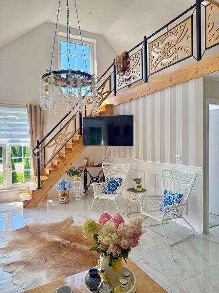 Op de foto is het object Jaki tu spokój Domek w Bieszczadach te zien, gelegen in de stad Trójca.