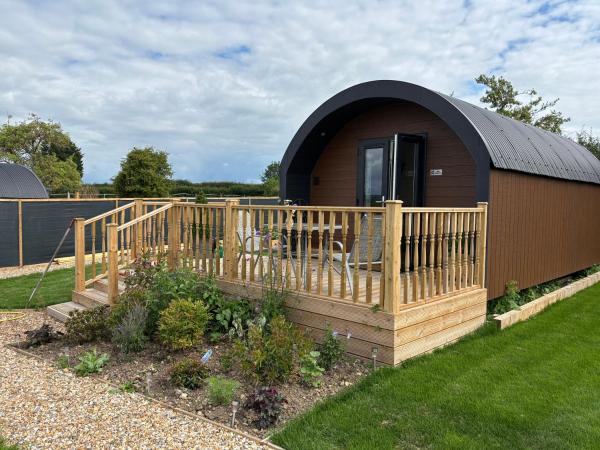 A la foto es mostra l'objecte Glamping Pod situat a la ciutat de Staplehurst.