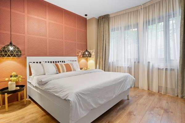 A la foto es mostra l'objecte Tova Pearl - Cozy, Modern 2BR Apt, DT, Ultracentral, Chabad across street, 20 min walk to Old Town situat a la ciutat de Bucarest.