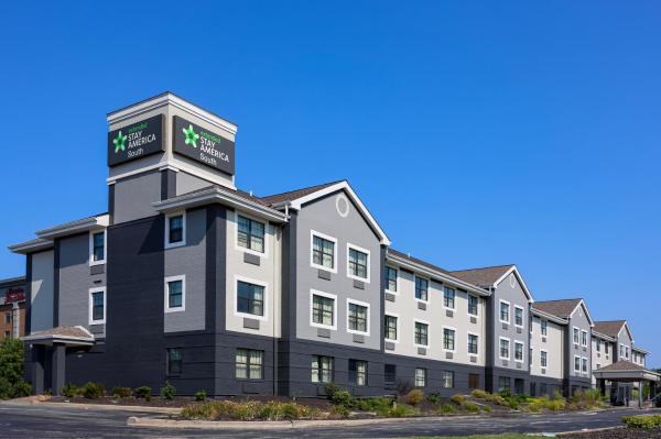 A la foto es mostra l'objecte Extended Stay America Suites - Cleveland - Beachwood - Orange Place - South situat a la ciutat de Woodmere.
