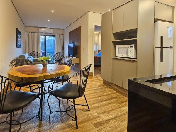 A la foto es mostra l'objecte Flat Bonito Village, localização central, piscina situat a la ciutat de Bonito.