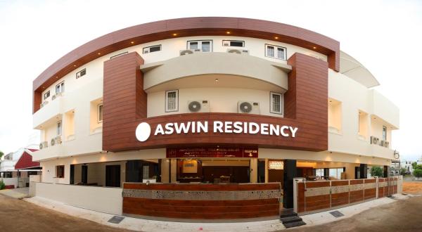 A la foto es mostra l'objecte Aswin Residency situat a la ciutat de Karūr.
