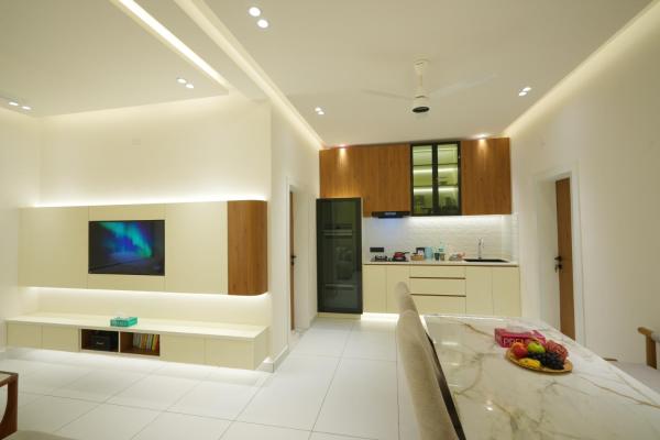 A la foto es mostra l'objecte Royale Suites - 2BHK Serviced Apartment situat a la ciutat de Rāmamangalam.