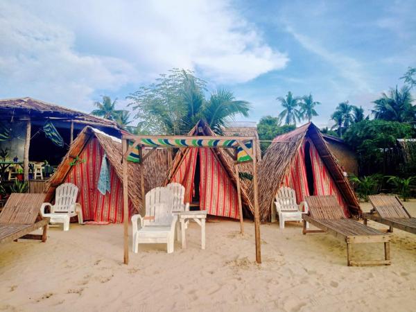 Kuvassa näkyy kohde Amwani Beach Camp, joka sijaitsee kaupungissa Locaroc.