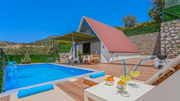 Villa Ilgın Panoramic Mountain & Sea Views, Secluded Retreat - Aklar, Kaş