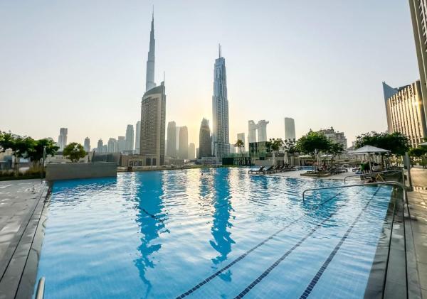 A la foto es mostra l'objecte Boho Comfort - 1BR with Gym, Pool, Tennis, Yoga and Dubai Mall access situat a la ciutat de Dubai.
