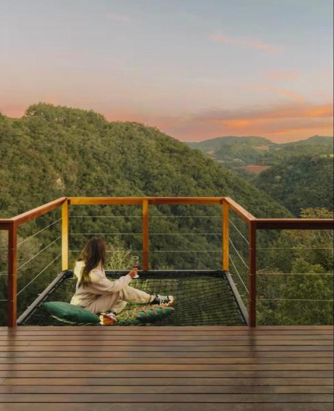 Na fotografii je vidět objekt Oca Cabana em Santa Cruz do Sul nacházející se ve městě Sinimbu.