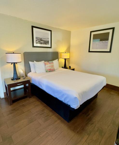A la foto es mostra l'objecte Budget Motel situat a la ciutat de Gilroy.