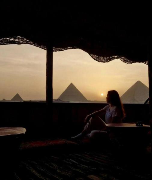 King Pharaohs Giza Pyramids View - Gizeh