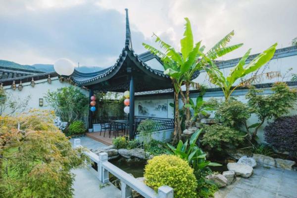 En la foto se muestra el objeto Songlan Tea House · Shanhai Resort Chinese style Courtyard Villa ubicado en la ciudad de Xiangshan.