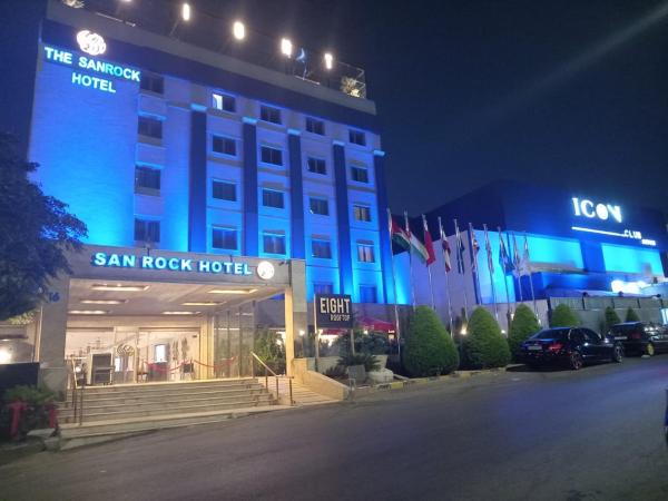 På billedet ses objektet The SanRock Hotel beliggende i byen Amman.