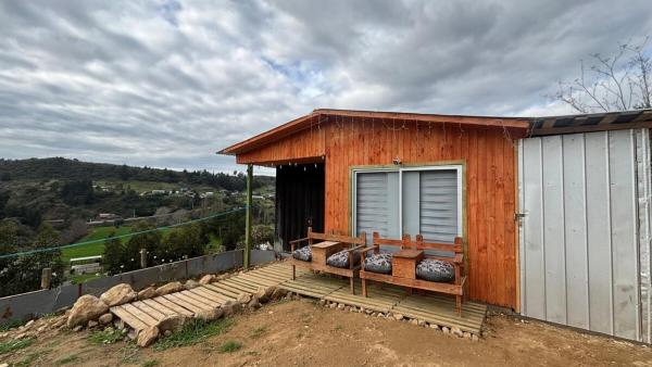 Na zdjęciu widoczny jest obiekt Mini House by Matanzas położony w mieście Licancheo.